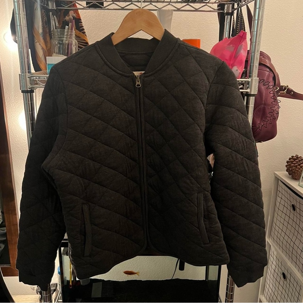 Merine Layer Quilted Bomber